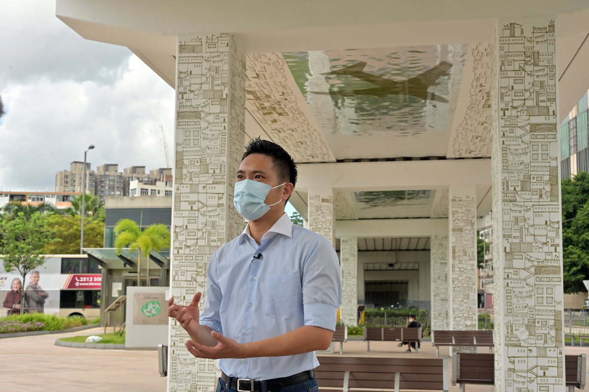 凝聚社區:  阮繼增期望新設計令社區變得獨特，從而加強居民的歸屬感。