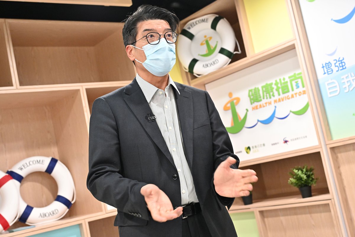 善用服務:  基層醫療健康專員彭飛舟呼籲市民善用地區康健中心和地區康健站的服務。