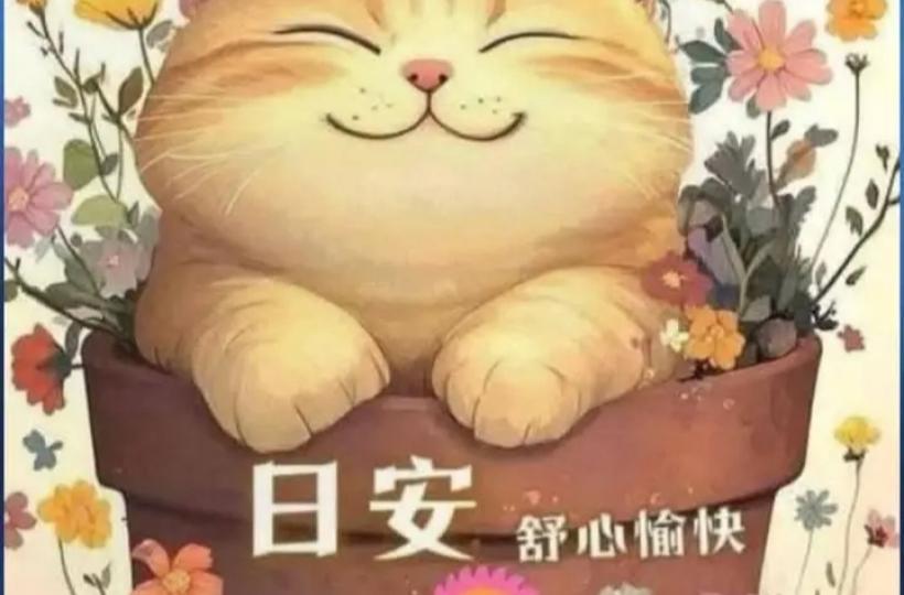 各位早晨日子一般.也要过得不簡單...