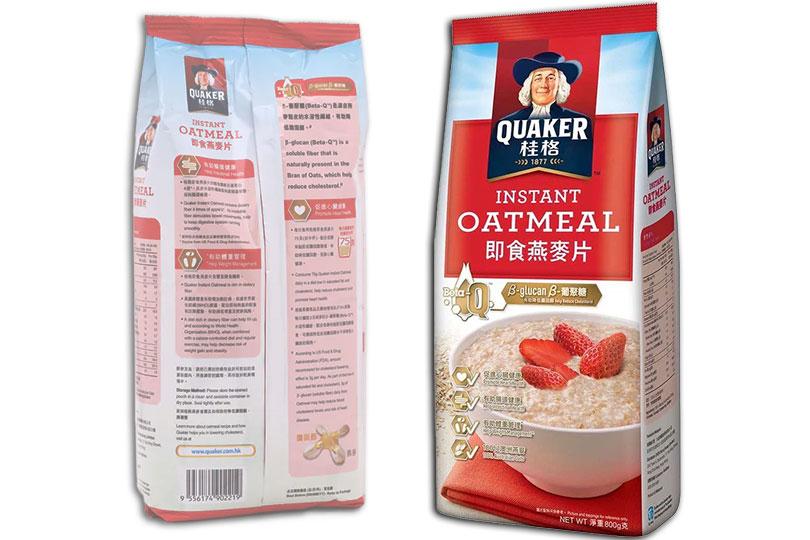 桂格即食燕麥片袋裝800克