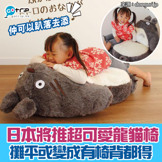 日本推出超可愛龍貓椅......