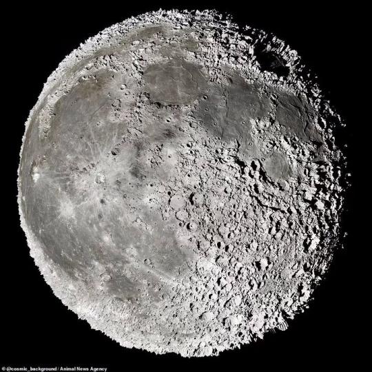 花了長達2週拍出的「史上最清晰月亮照」...