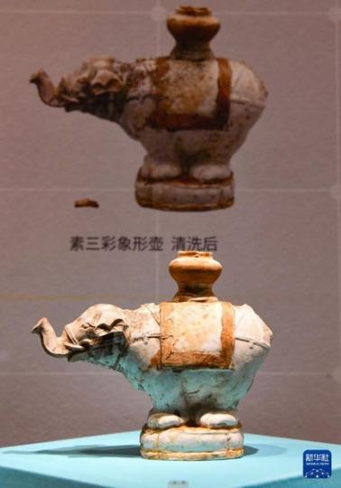 400多件南海沉船遺址出水文物首次亮相...