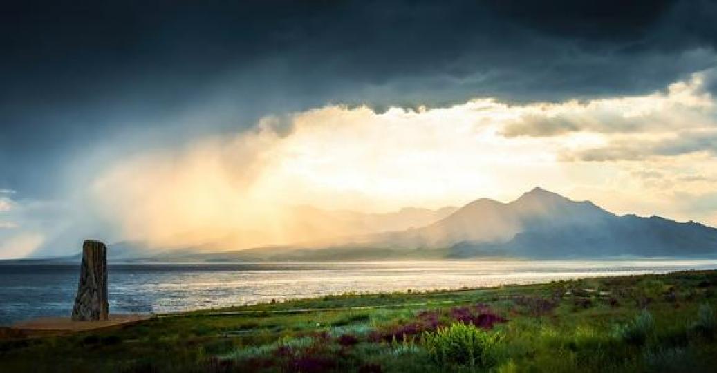 Get lost in the breathtaking scenery of the #SayramLake!... Get lost in the breathtaking scenery of the #SayramLake!...