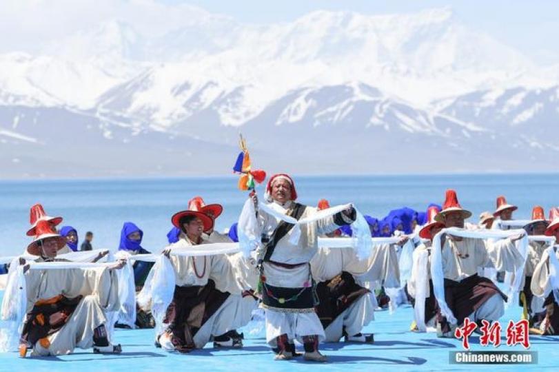 西藏：納木錯迎來開湖......
