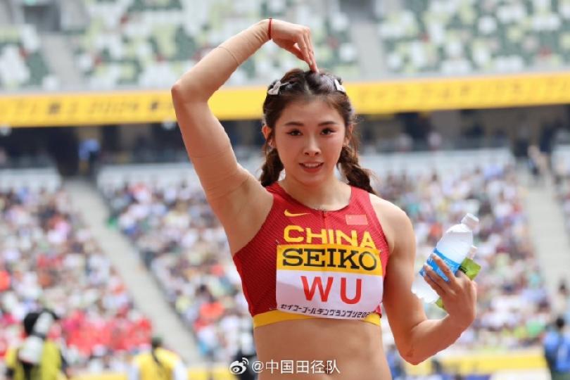 China's Wu Yanni beat her #PersonalBest of the season at 12.80 seconds...