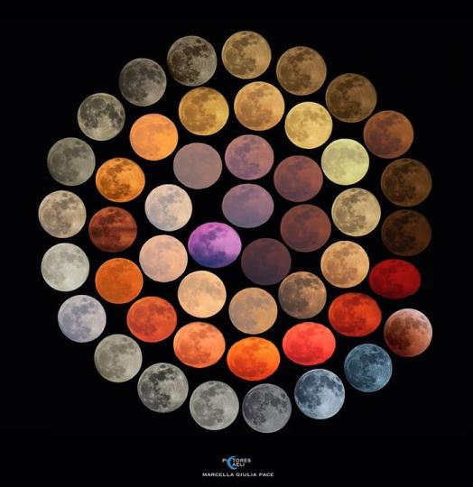 耗費10年「拍出48種顏色的月亮」...