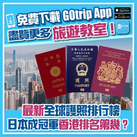 最新全球護照排行榜：http://p.nmg.com.hk/jr1268...