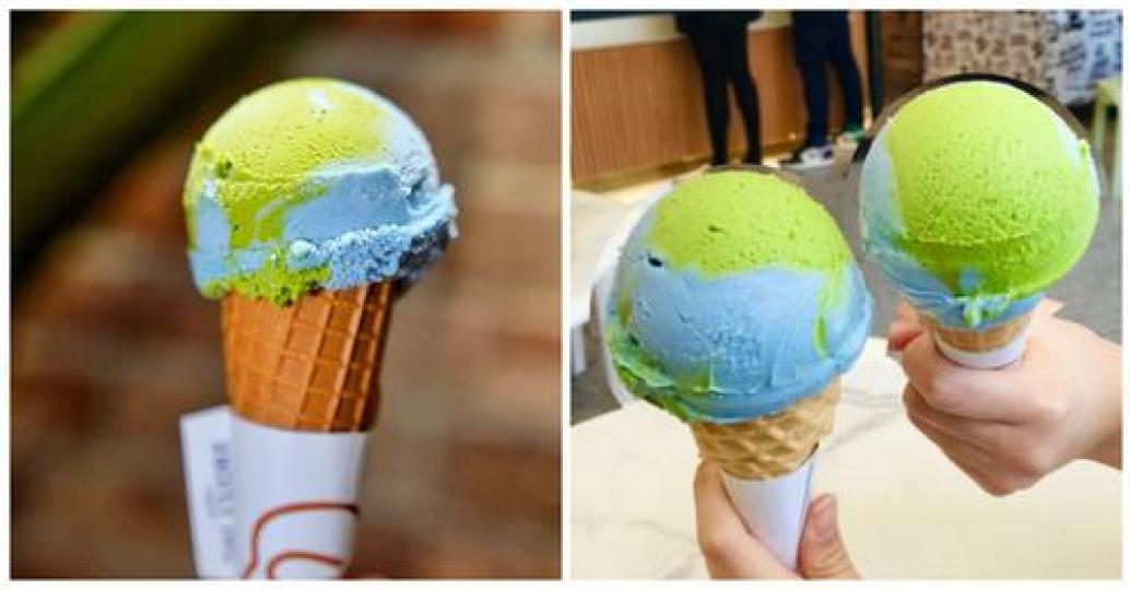 地球型的冰淇淋超可愛～...