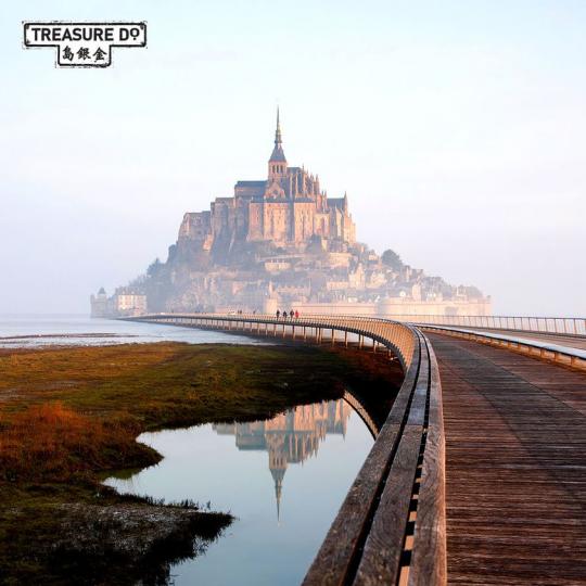 法國第一名觀光景點聖米歇爾山貴為世界遺產...