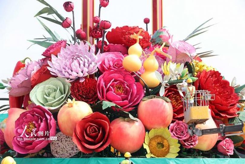 .....北京天安門廣場國慶“祝福祖國”...