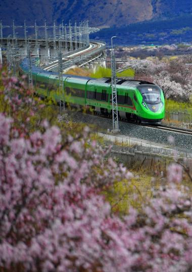 China's fastest train — the Fuxing bullet...
