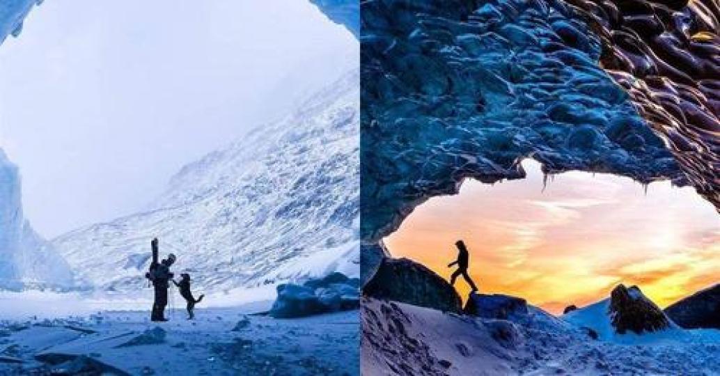 冰島冬季限定的夢幻仙境「藍冰洞」...