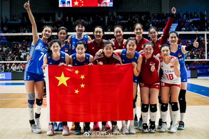 2023年世界女排聯賽中國對日本...