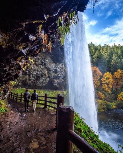 Silver Falls State Park In Oregon, USA...