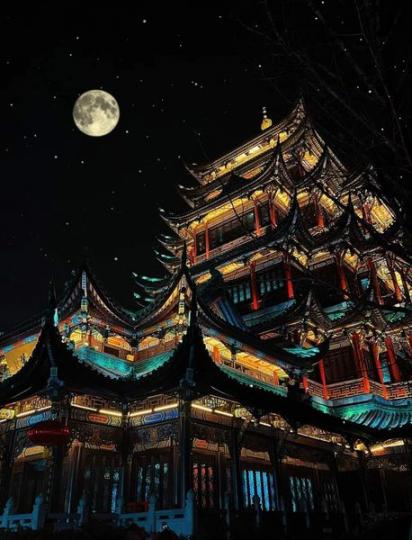 山城中的魔幻阁楼开......