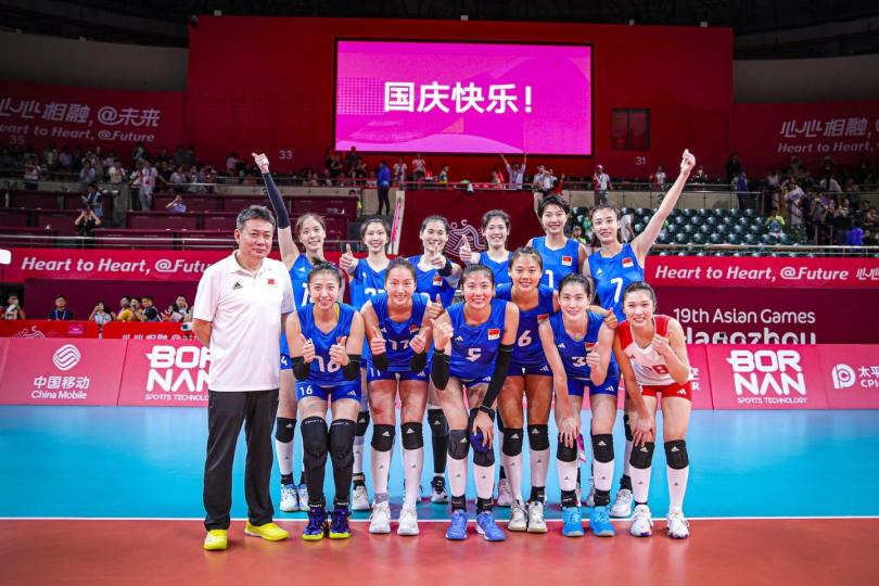 杭州第19屆亞運會女子排球小組賽於日前結束...
