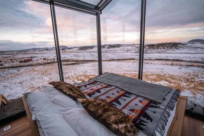 冰島的夢幻玻璃小屋是此生必訪的景點...