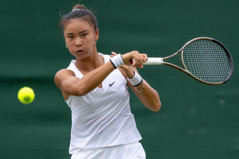 China’s tennis player Yuan Yue came from behind to beat Brenda Fruhvirtova of Czechia 3-6, 6-4, and ...