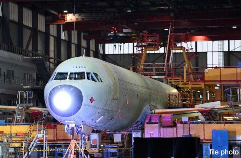 Airbus China-assembled aircraft delivered to European airline... Airbus China-assembled aircraft delivered to European airline...