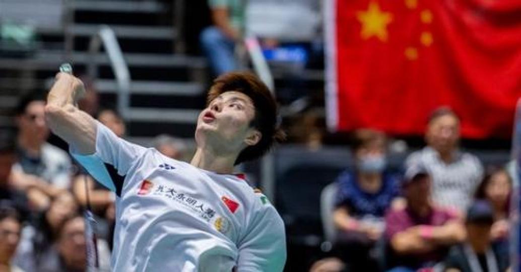 Shi Yuqi won the men's singles of the Australian Badminton Open 2022...