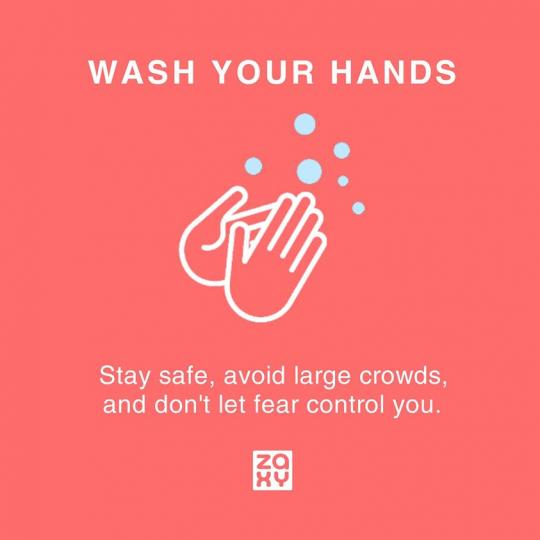 Stay safe, avoid large crowds, and don’t let fear control you.... Stay safe, avoid large crowds, and don’t let fear control you....