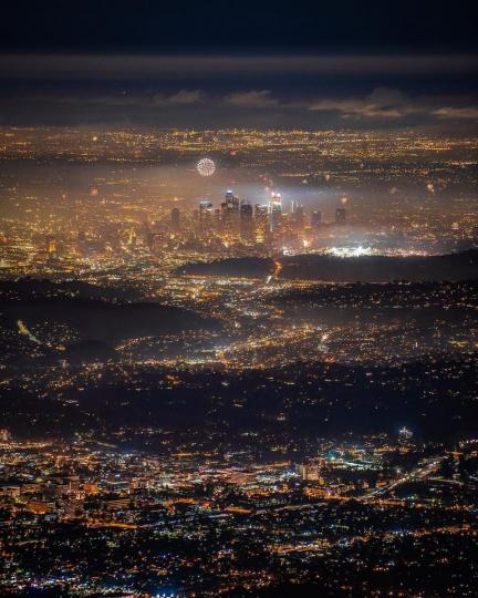 洛杉磯的亮亮城市夜景你看過嗎？...