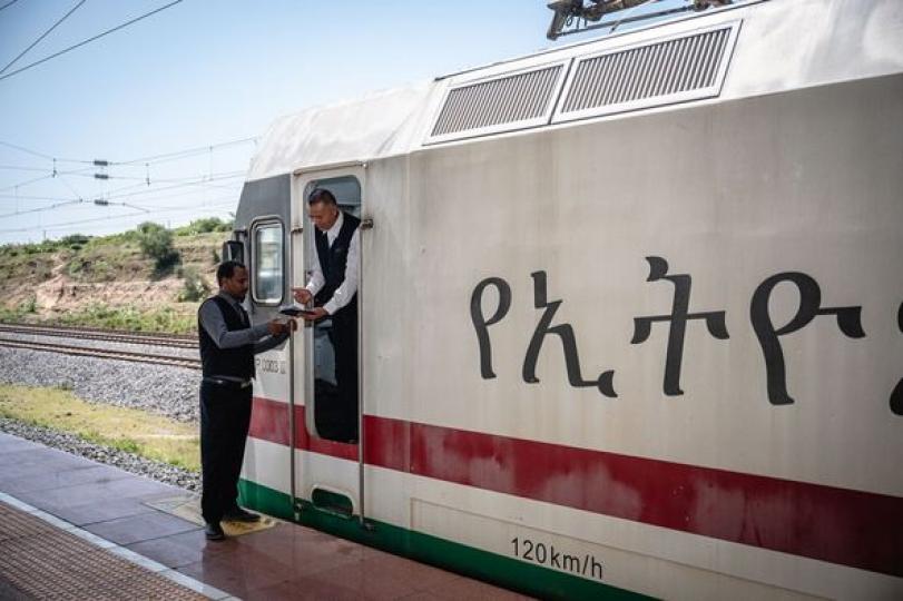 The Chinese-built Ethiopia-Djibouti railway has significantly reduced logistics time...