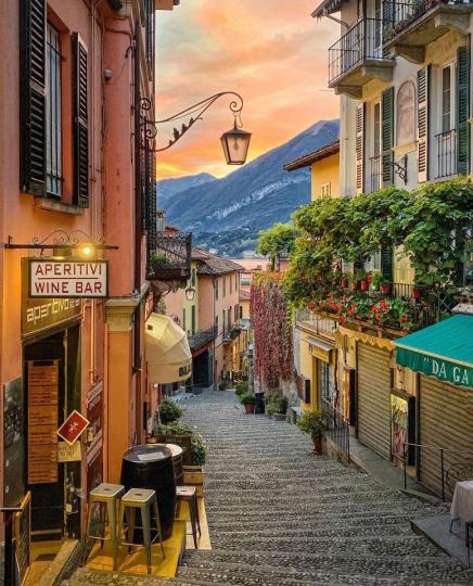 貝拉焦是義大利科莫最出名的小鎮...