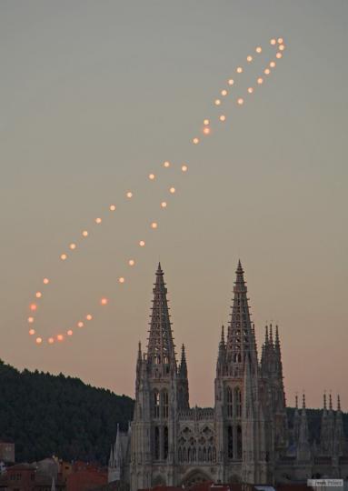 攝影師花一年時間捕捉「太陽軌跡」...