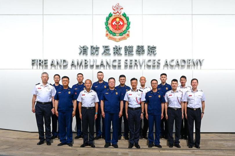 中國消防救援學院代表團十天師資力量技術交流計劃...