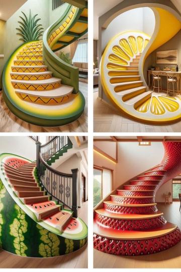 creative staircases...........