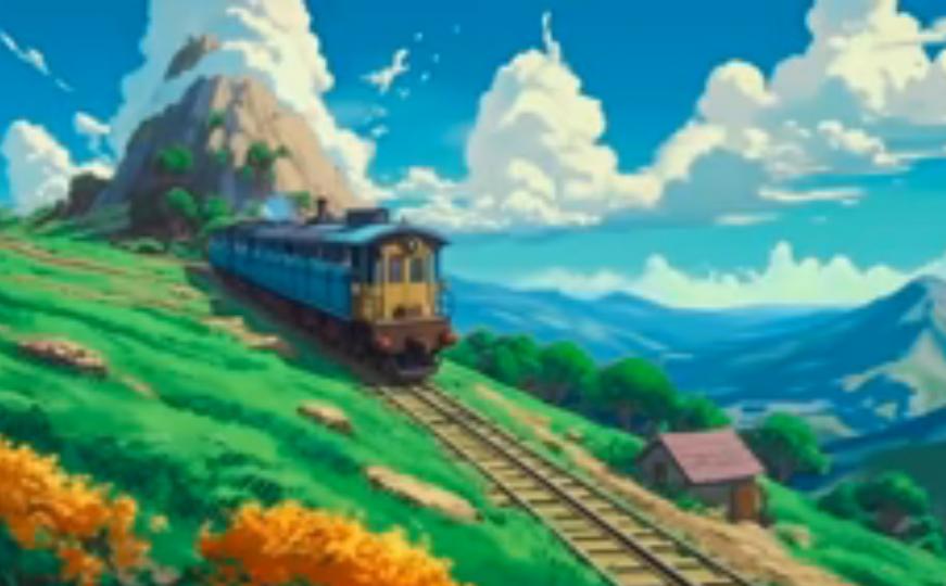 想像人生是
一趟火車之旅，
不知沿途會有什麼风景！...