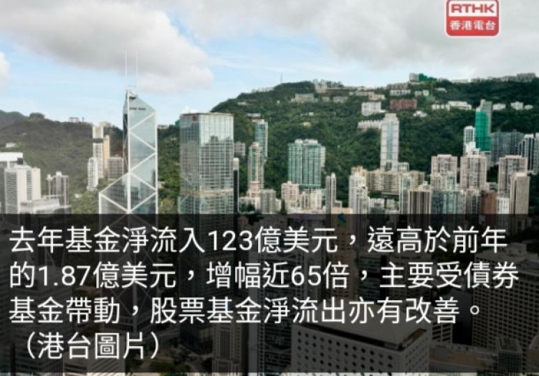 本港零售基金去年總銷售額創3年新高　淨流入急增至123億美元...