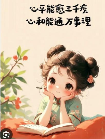 心平能癒疾,
       心和能通理...