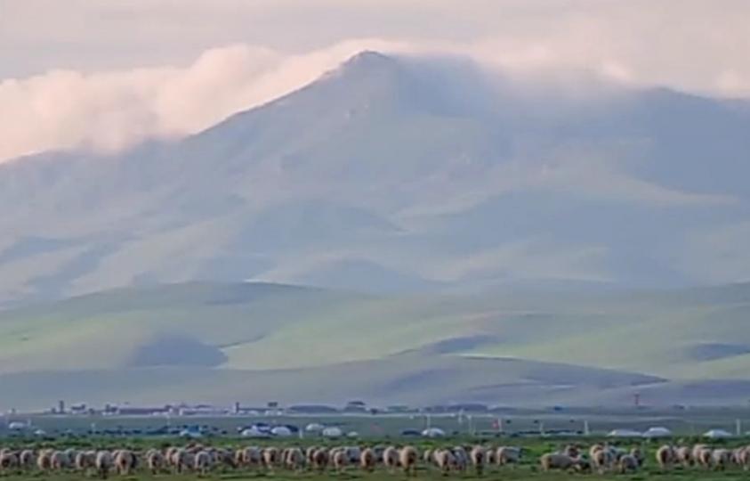 矇矓
                 遠山！...