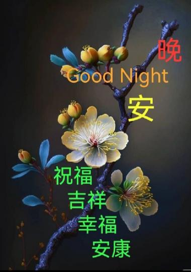 各位晚安吉祥幸福安康...
