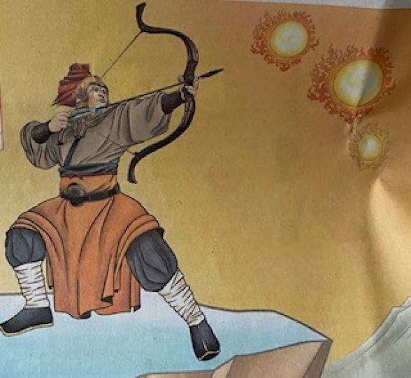 后羿

后羿，是中國古代傳說中的一位擅長射箭的人物。傳說中帝堯時他曾在十日射下九個太陽。...