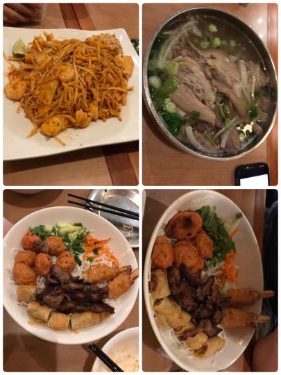 晚餐
昨天和朋友一家外賣了越南食品享用，味道不錯。...