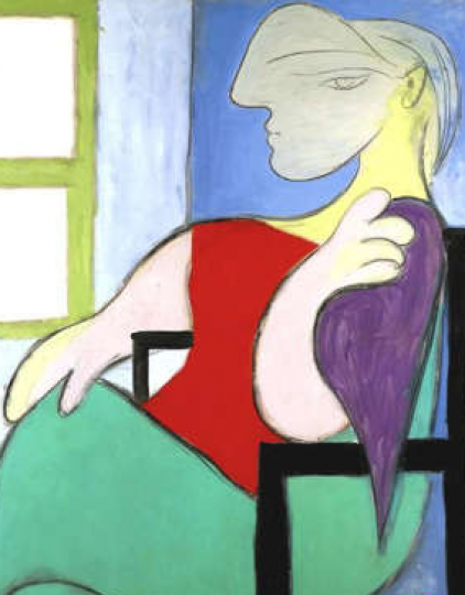畢加索名畫

畢卡索是西班牙著名的藝術家、畫家、雕塑家和版畫家，是20世紀現代藝術的主要代表人物之一，遺作逾兩萬件。我喜歡這幅「坐在窗邊的女人」。...