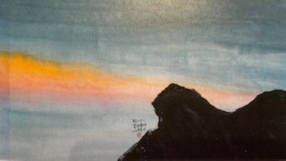 獅子山之等待黎明

這畫的畫題是「獅子山之等待黎明」...