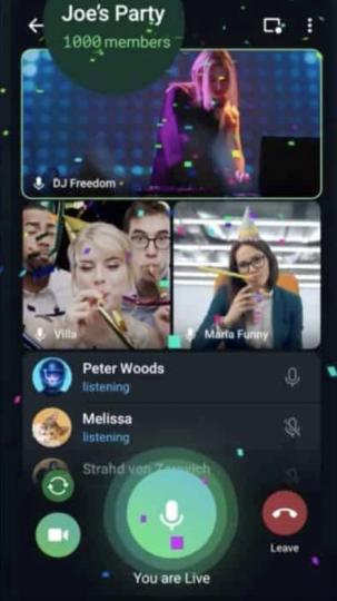 新科技

Telegram 支援千人視像會議　方便進行大型講座等活動。...