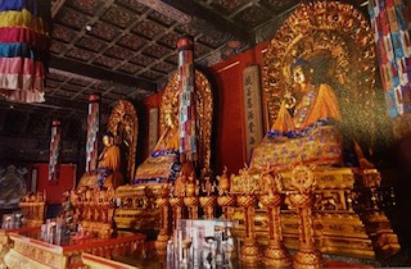 雍和宮是北京最大的藏傳佛教寺院。...
