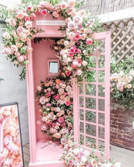 花門

用這麼浪漫的粉紅色來佈置最適合拍婚紗照片。...