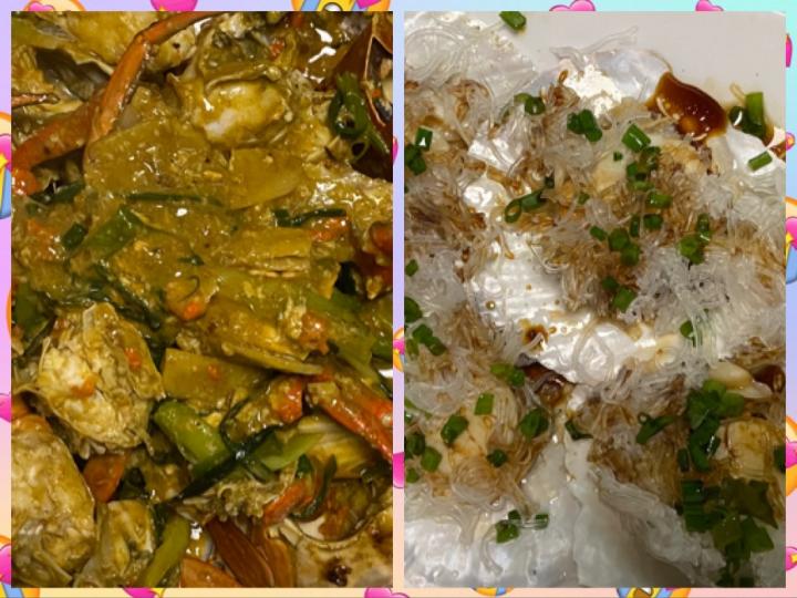 海鮮

家庭日晚餐一定吃得豐富，海鮮菜式一定有。家人最愛薑蔥炒蟹和粉絲蒸扇貝。...