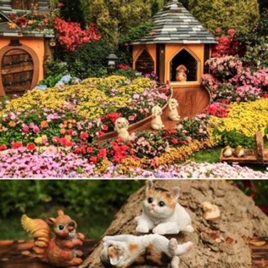 大埔海濱公園

大埔海濱公園的花卉園圃設計很特別，加插了貓貓，充滿生氣。...