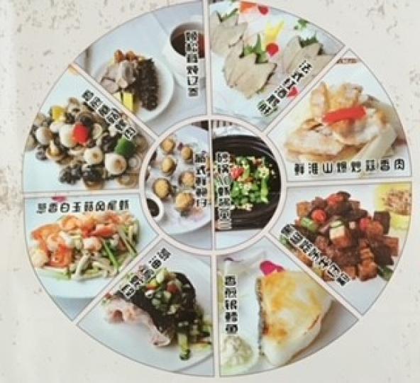 十碟美食
看到菜牌上這圖便知這十碟美食多吸引，使人想起喻意十全十美的食物。...