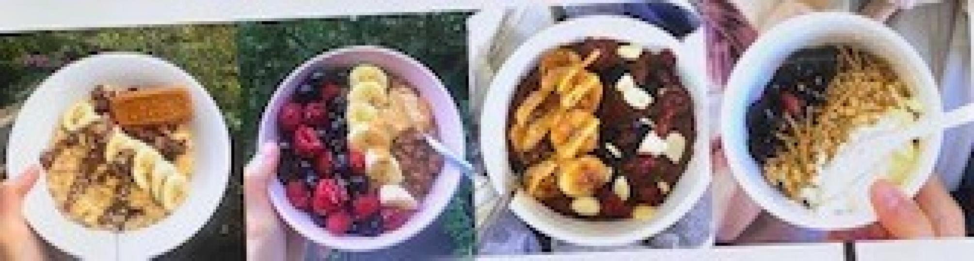 隔夜燕麥
隔夜燕麥是指早一晚把燕麥放入有蓋瓶中,再加奶或開水,然後放雪櫃。早上起來便可以吃,想吃得豐富可加新鮮生果、乾果和味道等。... 隔夜燕麥
隔夜燕麥是指早一晚把燕麥放入有蓋瓶中,再加奶或開水,然後放雪櫃。早上起來便可以吃,想吃得豐富可加新鮮生果、乾果和味道等。...