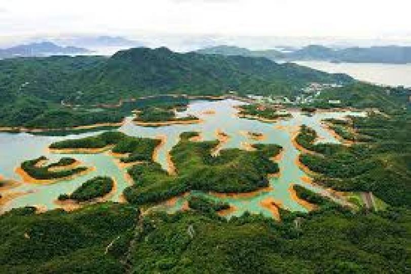 香港也有千島湖,位於屯門大欖涌水塘...