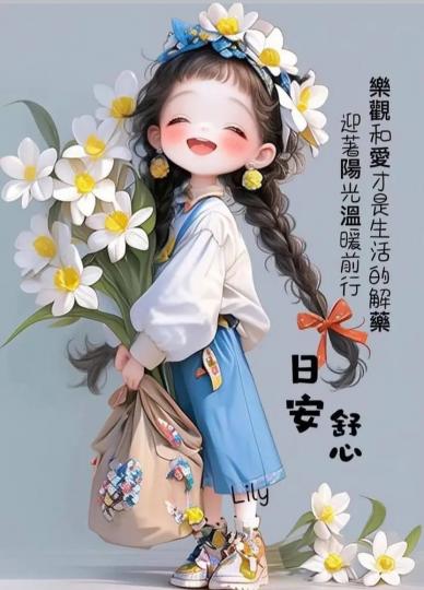 各位早晨迎看陽光温暖前行...